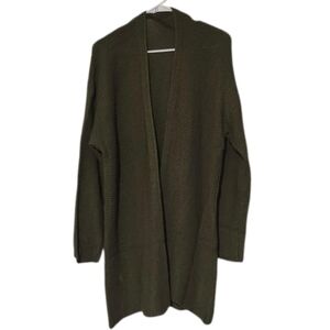 Green Cardigan NWOT L/XL